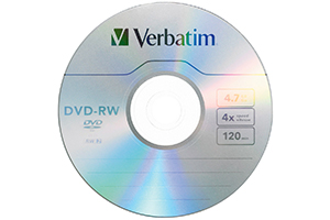 DVD barato Verbatim AZO DVD-R 4,7 Gigas de capacidad de memoria, 120 minutos de vídeo y velocidad de grabación hasta 16x