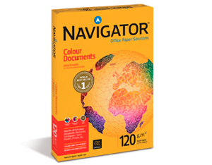 Folios de papel fotográfico DIN-A4 120g Navigator Colour Documents