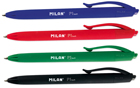 Bolígrafo Milan P1 Touch en caja de 25 en colores azul, rojo, negro y verde